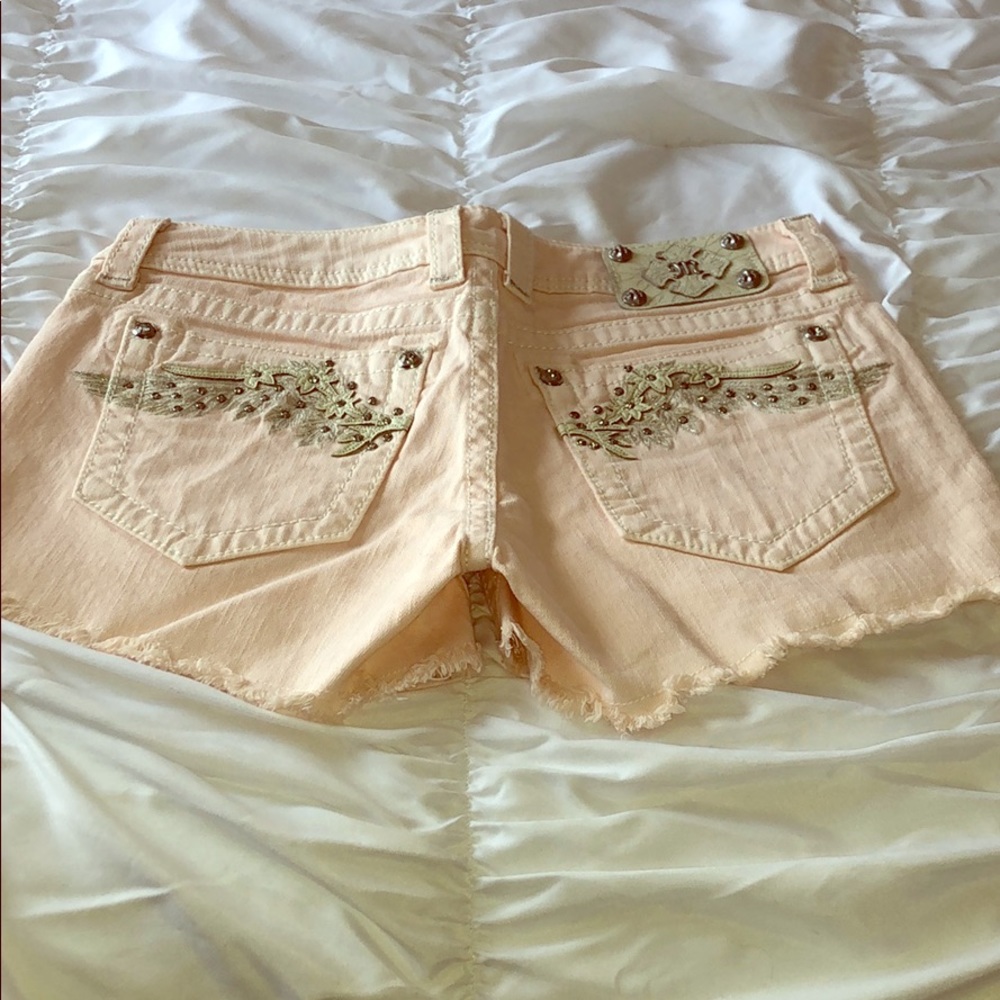 Lite Pink Miss Me Shorts